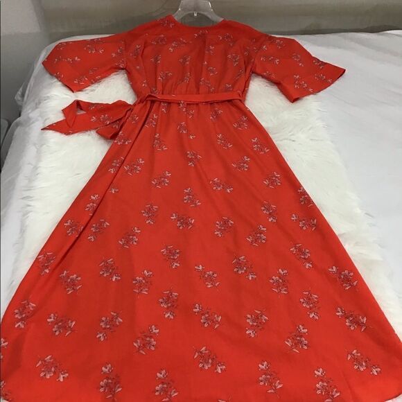 Joie Daymon B Wrap Midi Dress NWT Sz XL - Picture 3 of 9